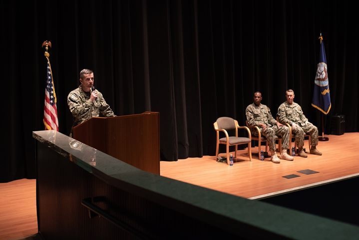 NCTS Sicily Holds Change of Command Ceremony