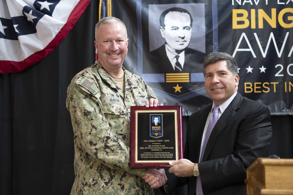 NAS Pensacola NEX Aviation Plaza Bingham Award