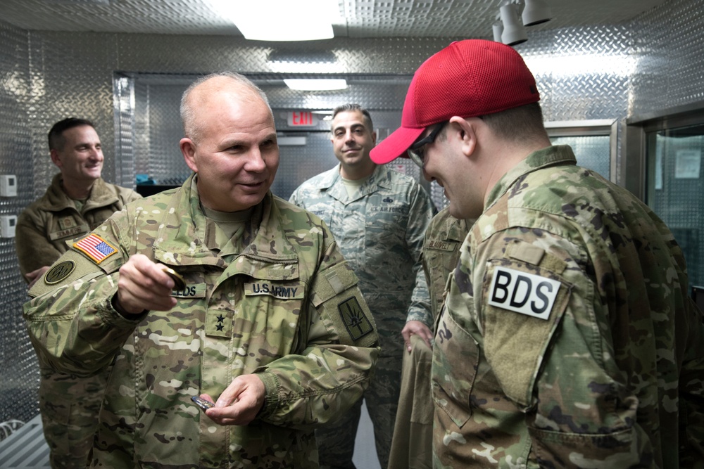 Head of N.Y. military forces visits 105th AW