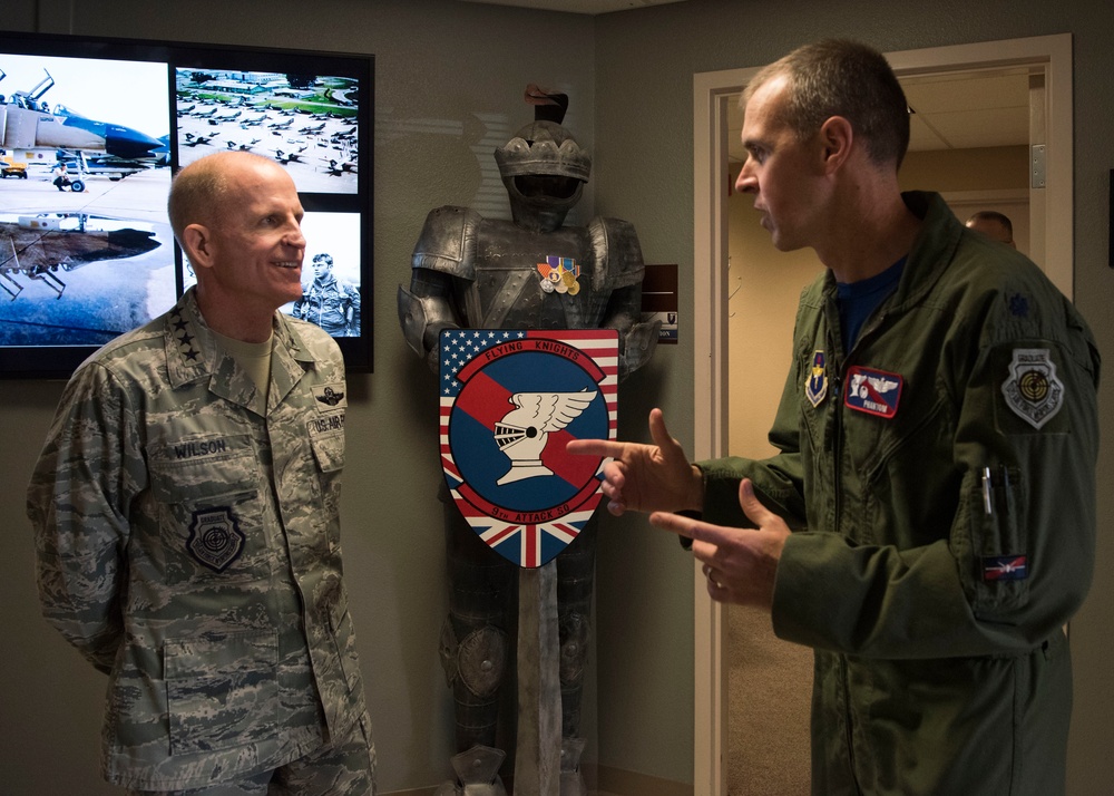 Gen. Stephen Wilson tours Holloman