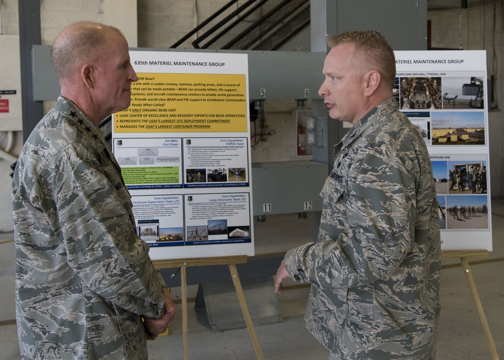 Gen. Stephen Wilson tours Holloman