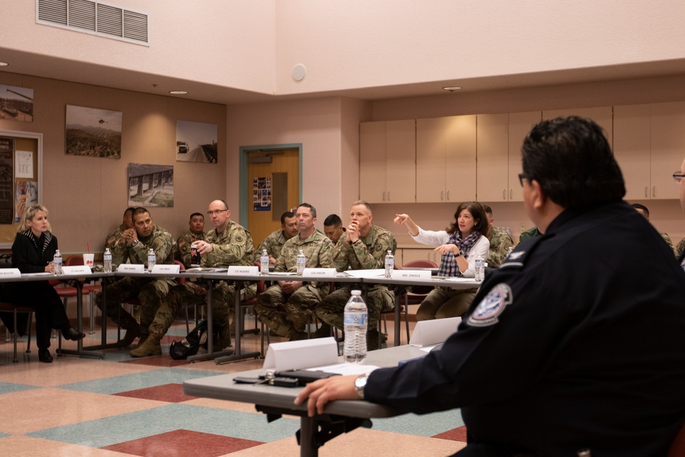 Deputy Assistant to Secretary of Defense for Readiness Visits SW Border