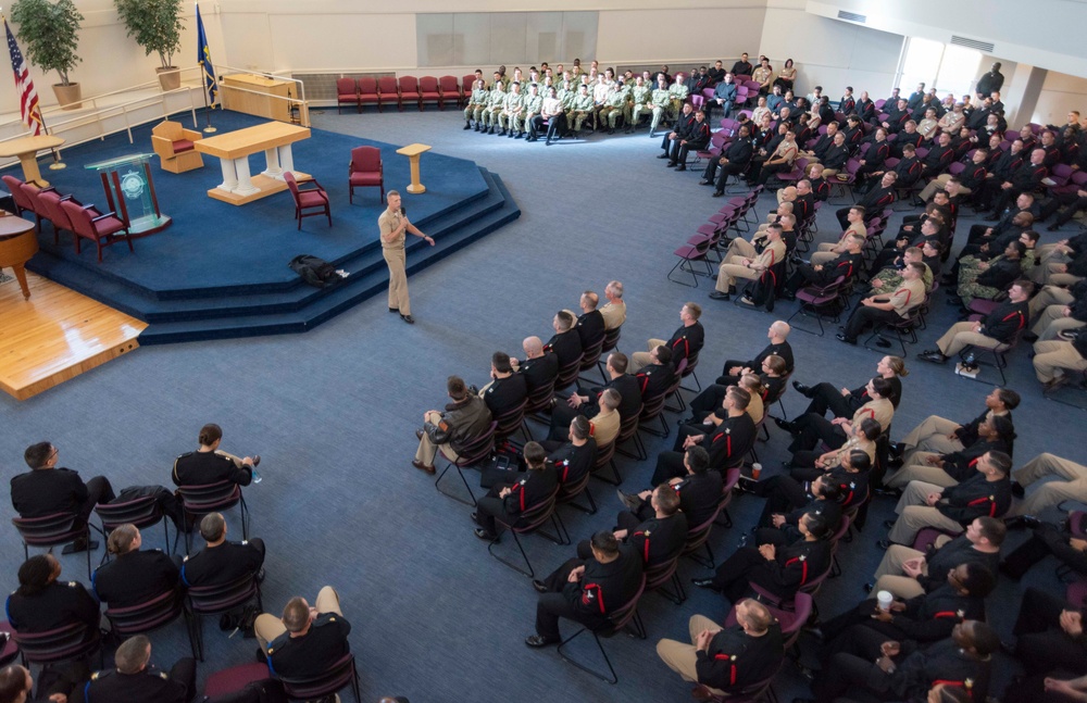 Fleet Master Chief Wes Koshoffer Visits RTC