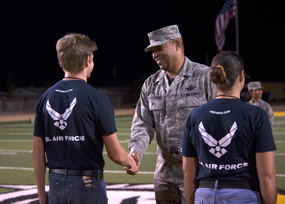 Alamogordo High School hosts military appreciation night