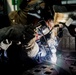 Sailor welds aboard USS Jason Dunham (DDG 109)