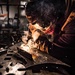 Sailor welds aboard USS Jason Dunham (DDG 109)