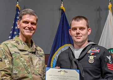 CENTCOM sailor earns Navy-Marine Corps Medal