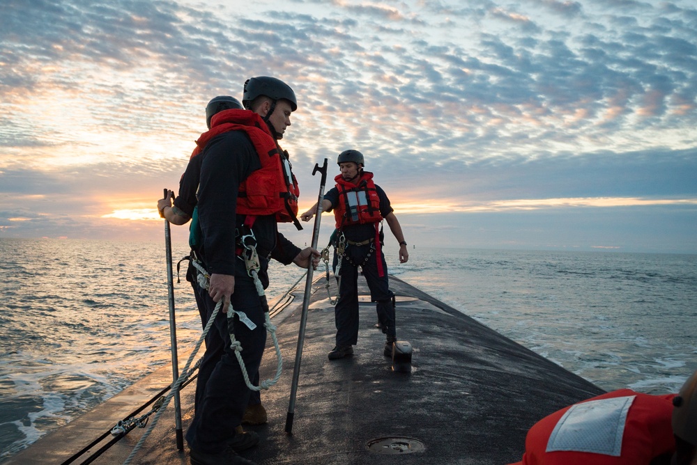 Preparing for Arrival at Sunrise