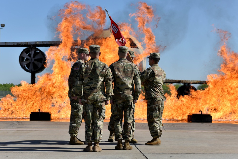 Delta Company 169th Engineer Battalion holds change of command