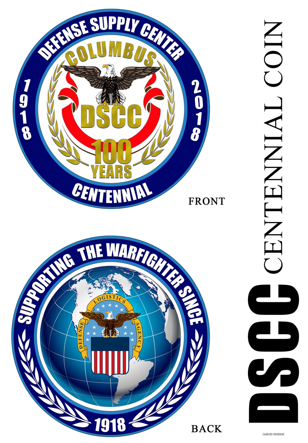 DSCC Centennial coin design