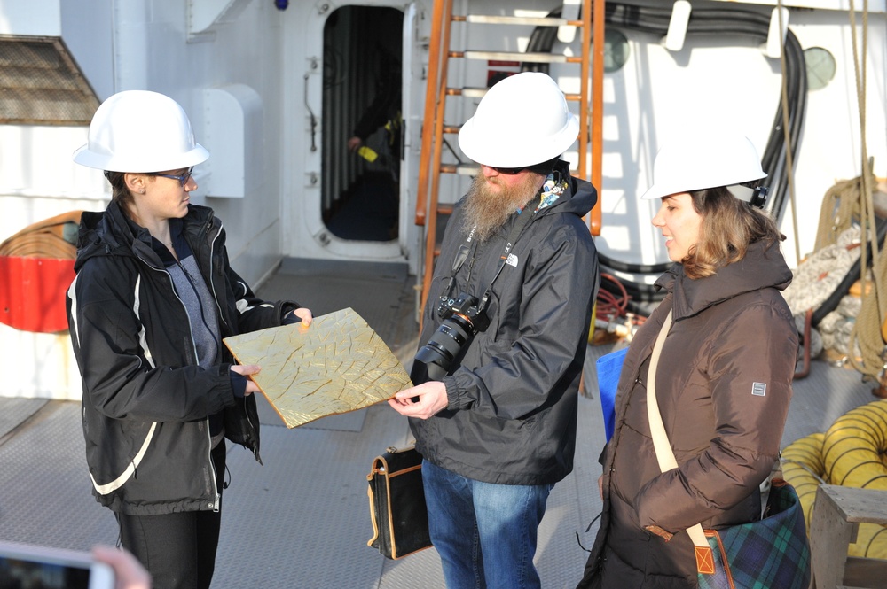 Coast Guard Cutter Eagle begins figurehead replacement project