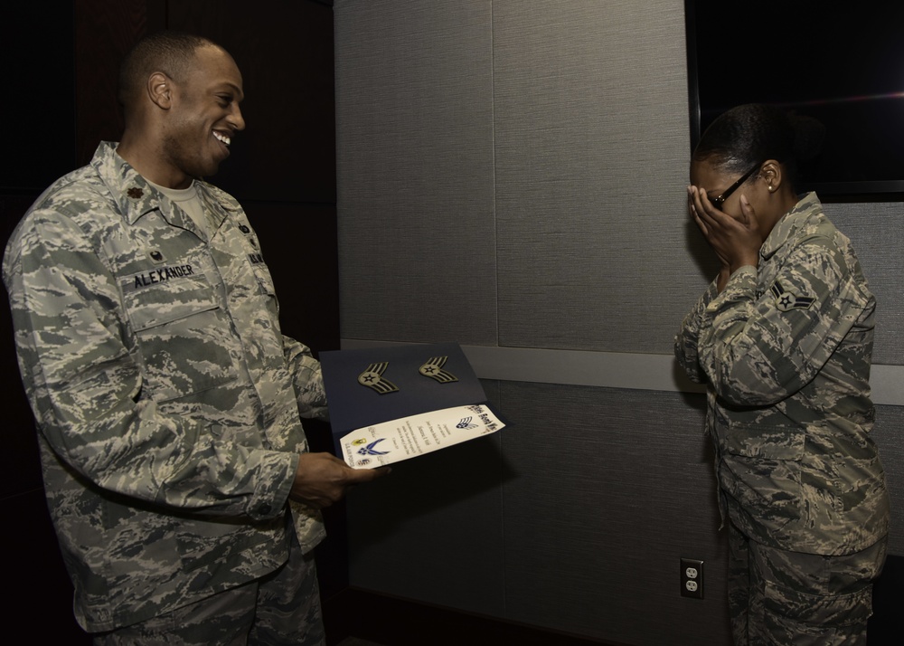 Command Post Airman earns Below-the-Zone Promotion