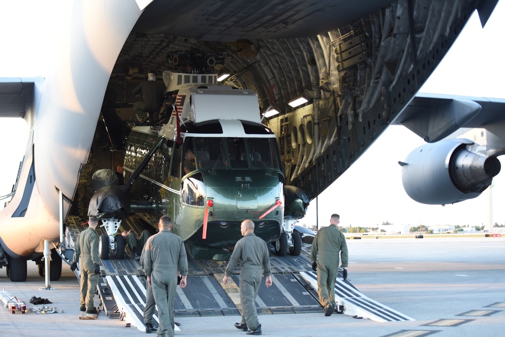 6th Airlift Squadron presidential mission