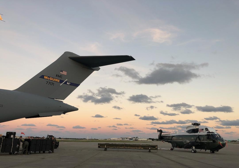 6th Airlift Squadron presidential mission