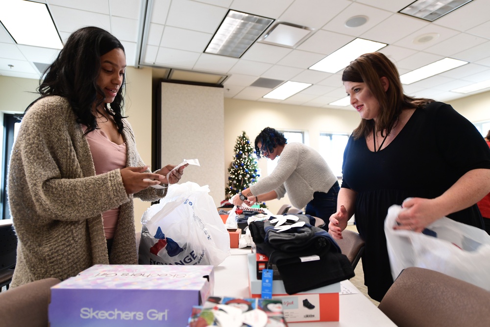 Team Buckley supports one another through angel tree program