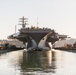 USS Nimitz (CVN 68) departed Dry Dock 6 at Puget Sound Naval Shipyard &amp; Intermediate Maintenance Facility.