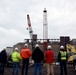 Buffalo District team views load test for Black Rock Lock repairs