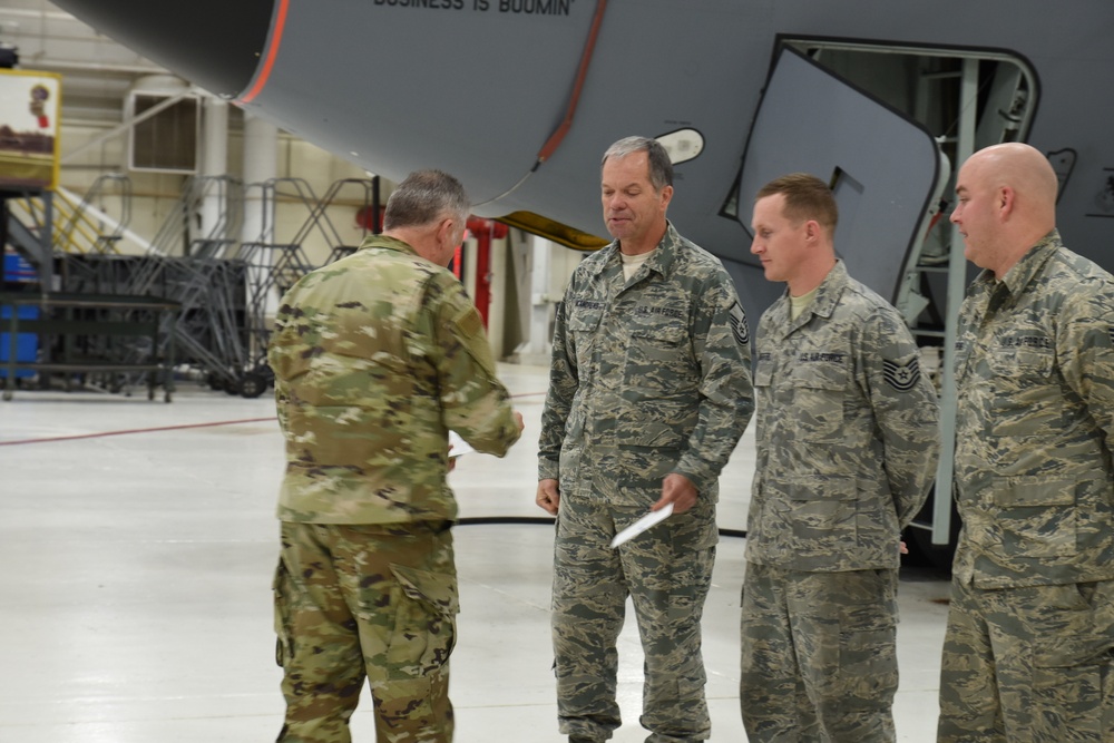 126th Maintenance Members Recognized by USTRANSCOM Chief of Staff