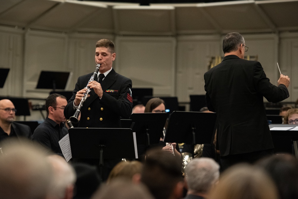 Navy musician performs at Midwest Clinic
