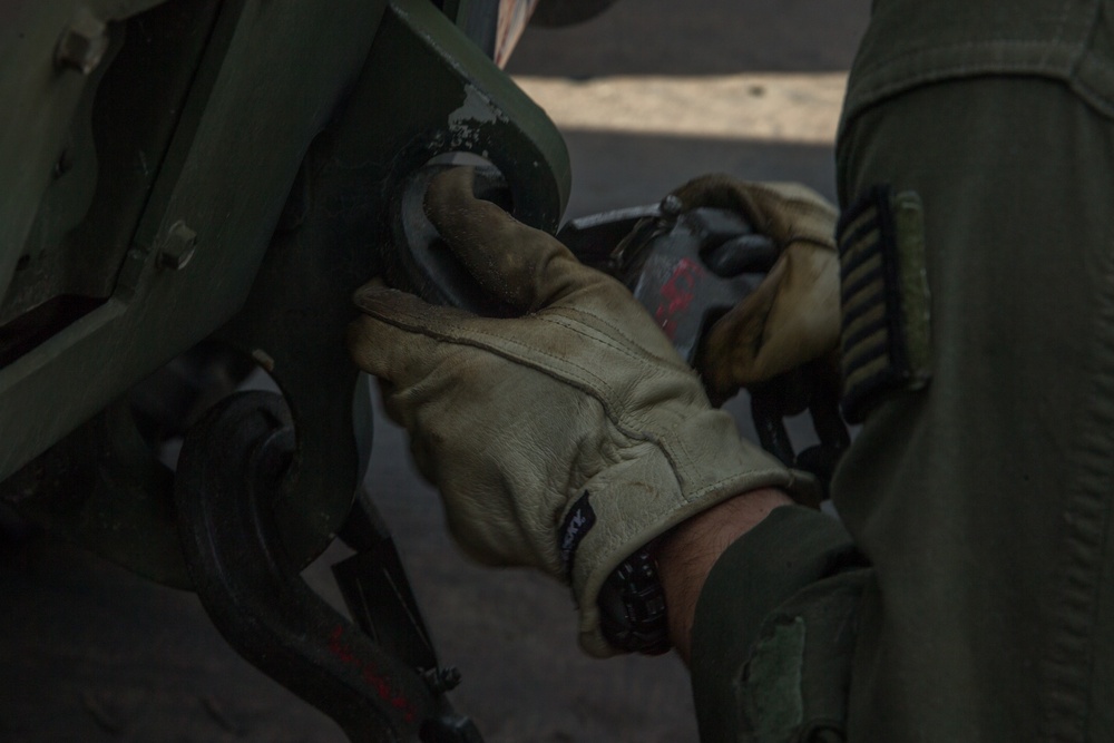 CLB-22 Loads 22nd MEU for sea deployment