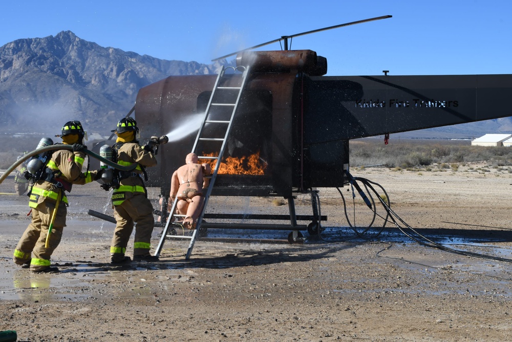 Army National Guard firefighters conduct validation exercises at White Sands Missile Range