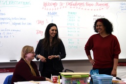 Instructors Guide Yokosuka Navy Spouses Through Ombudsman Basic Training