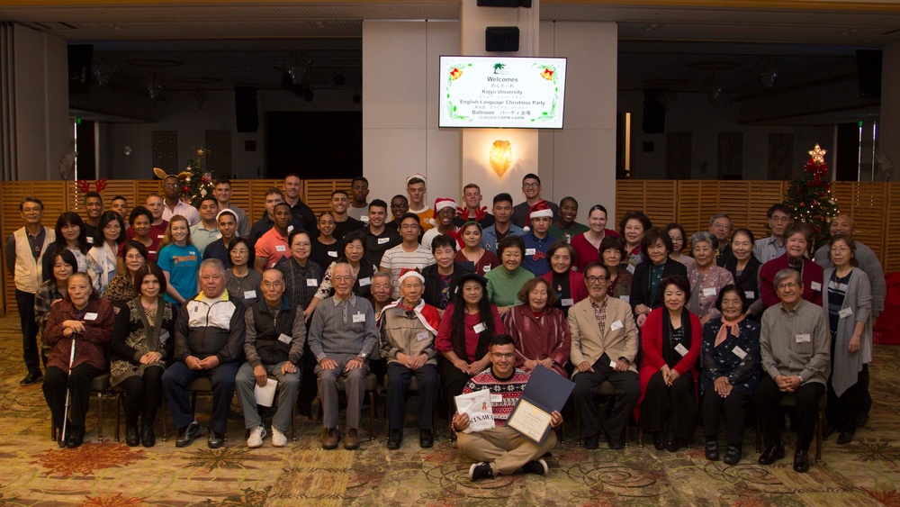 Kojyu University English language Christmas party