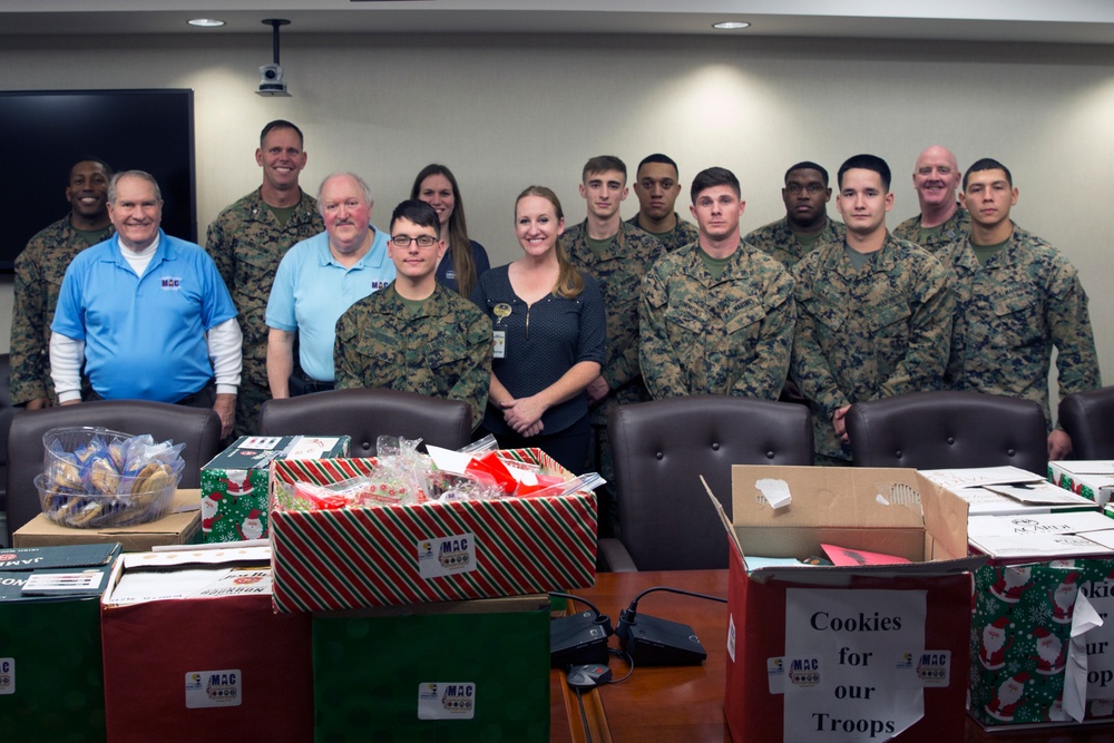 Carteret County MAC donates over 10,000 cookies to Cherry Point service members