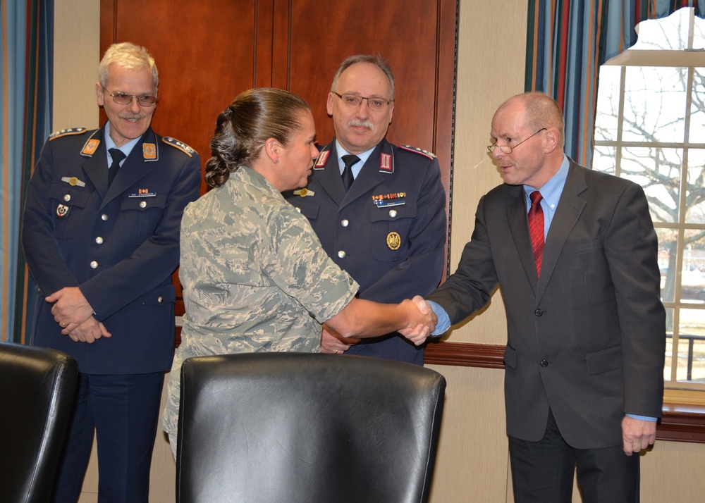 NATO partners visit DLA Aviation, discuss performance-based logistics initiatives