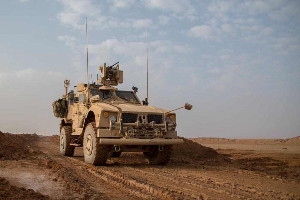 COALITION FORCES OCCUPY BATTLE POSITIONS IN THE MERV