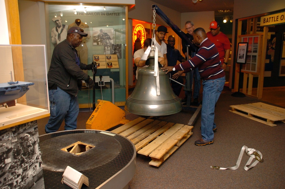 Ships bell from the USS Alabama (BB 60)