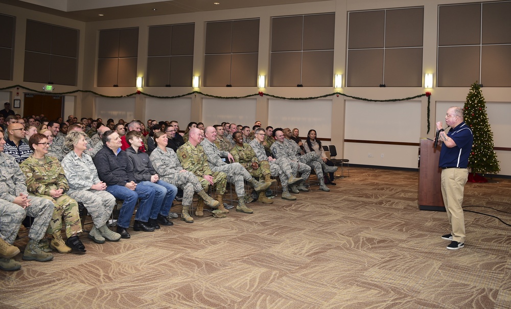 SMSgt Israel Del Toro teaches Team Buckley about diversity