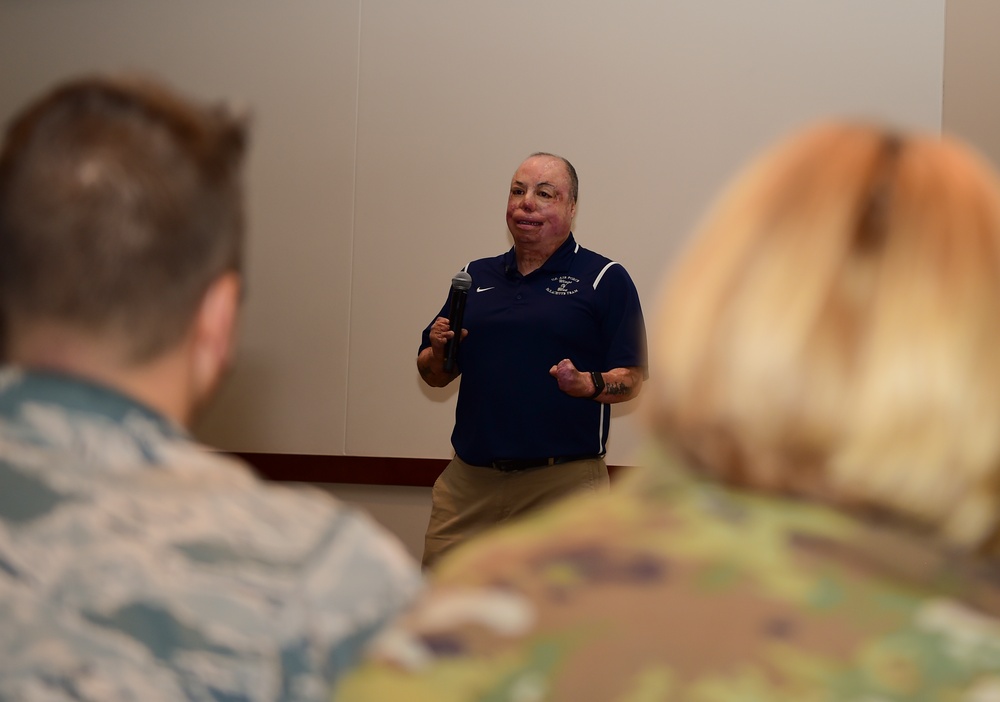 SMSgt Israel Del Toro teaches Team Buckley about diversity