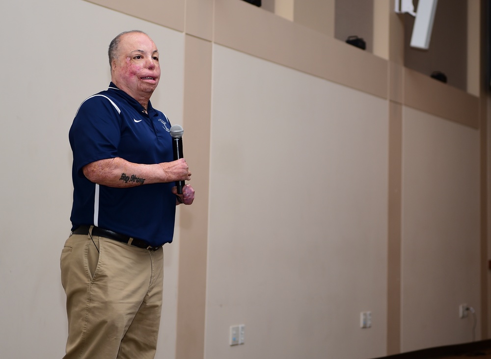 SMSgt Israel Del Toro teaches Team Buckley about diversity