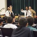 Navy Recruiters visit Felix Varela Senior High School