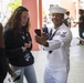 Navy Recruiters visit Felix Varela Senior High School