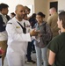 Navy Recruiters visit Felix Varela Senior High School