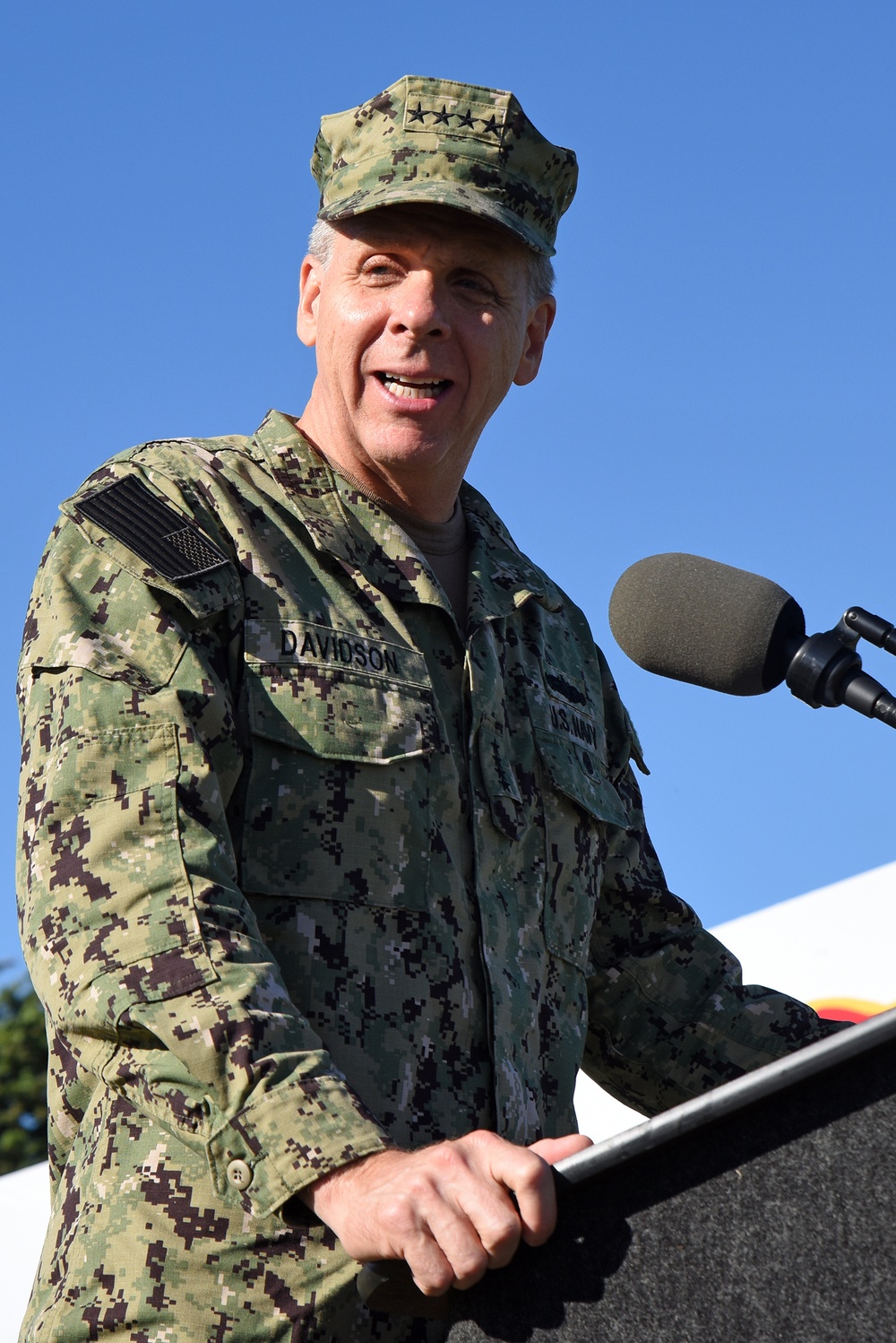 Admiral Philip Davidson at Tropic Lightning Week