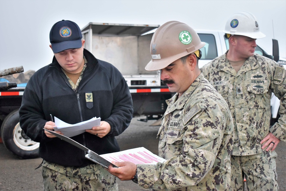 Seabees Conduct Blasting Operations