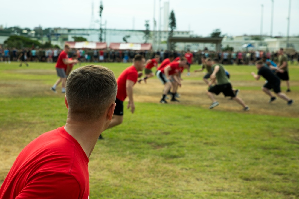 Work Hard Play Hard; BLT 1/4 Marines Compete in a Field Meet.