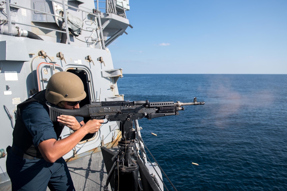 USS Stockdale Conducts live-fire SCAT shoot