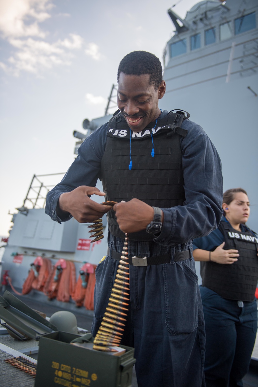 USS Stockdale Conducts live-fire SCAT shoot