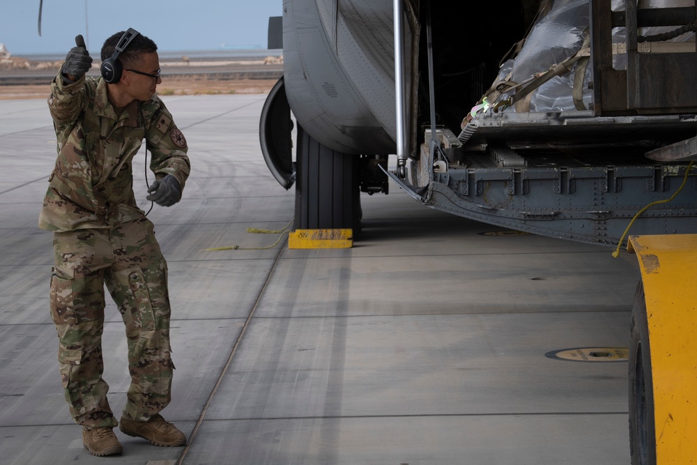 75th Air Expeditionary Squadron Cargo Operations