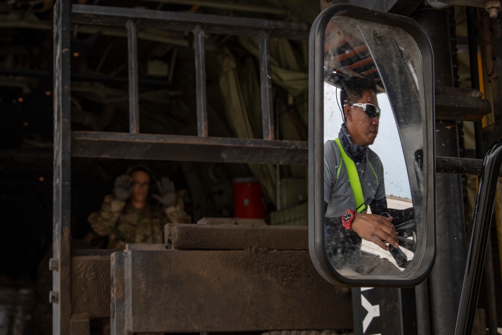 75th Air Expeditionary Squadron Cargo Operations