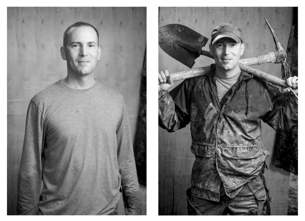 DPAA Recovery Team Before and After Portraits