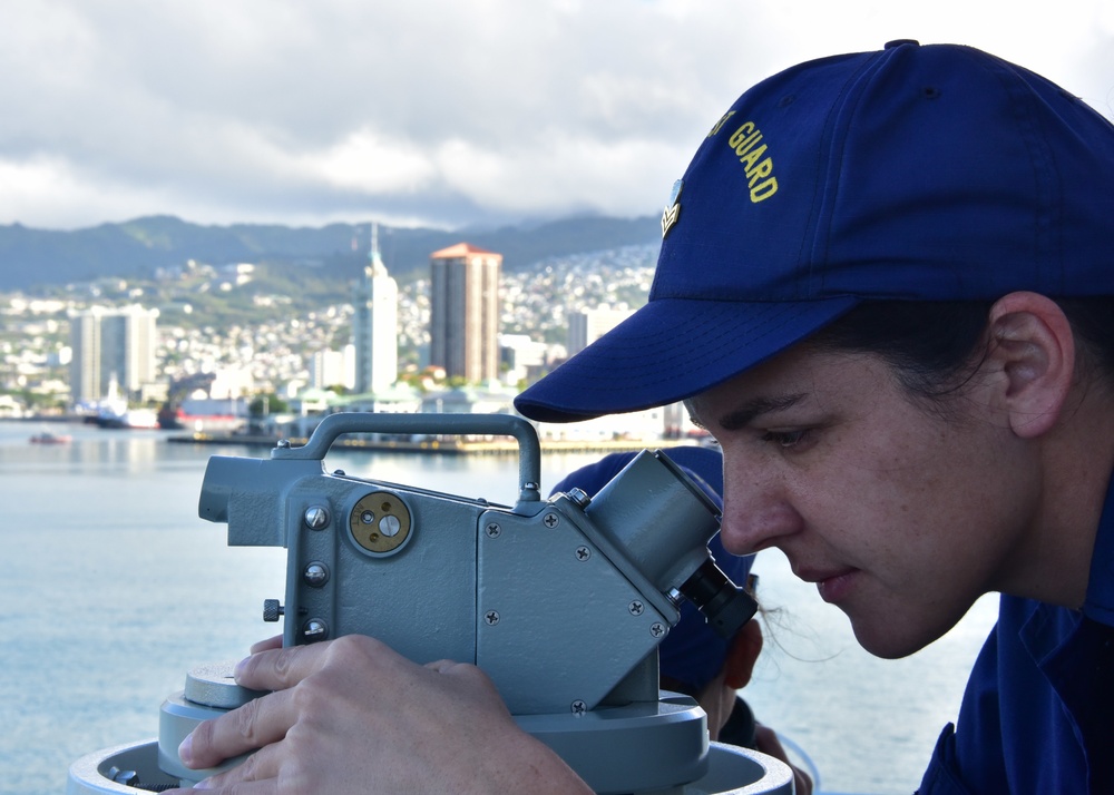 USCGC Kimball (WMSL 756) arrives to Honolulu for first time