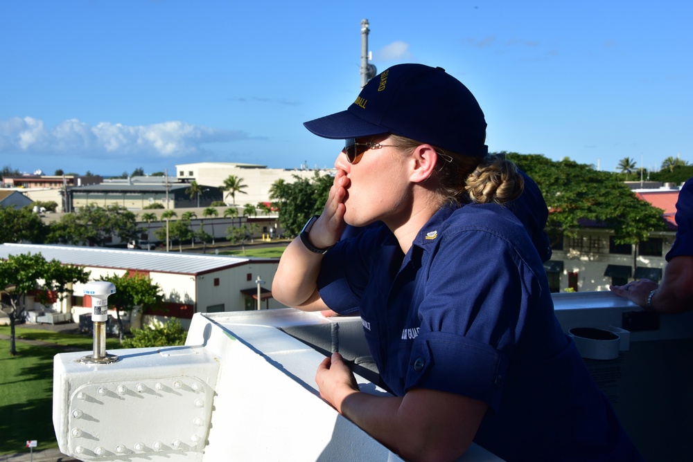 USCGC Kimball (WMSL 756) arrives to Honolulu for first time
