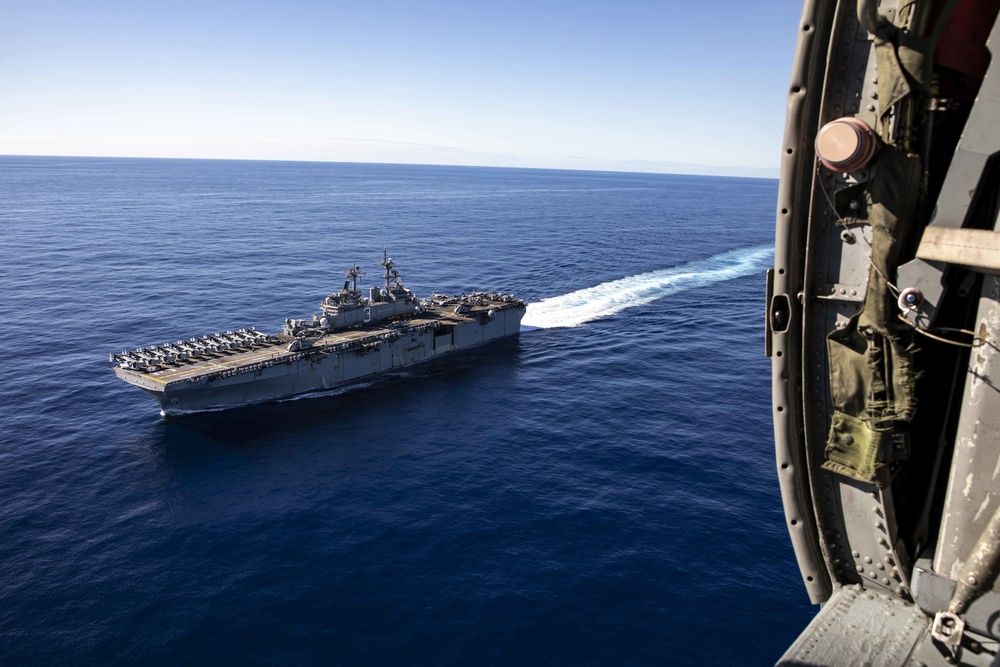 USS Kearsarge at sea