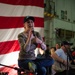USO tour visits the aircraft carrier USS John C. Stennis (CVN 74)