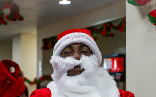 Soldiers and Civilians Celebrate Christmas at Camp Arifjan
